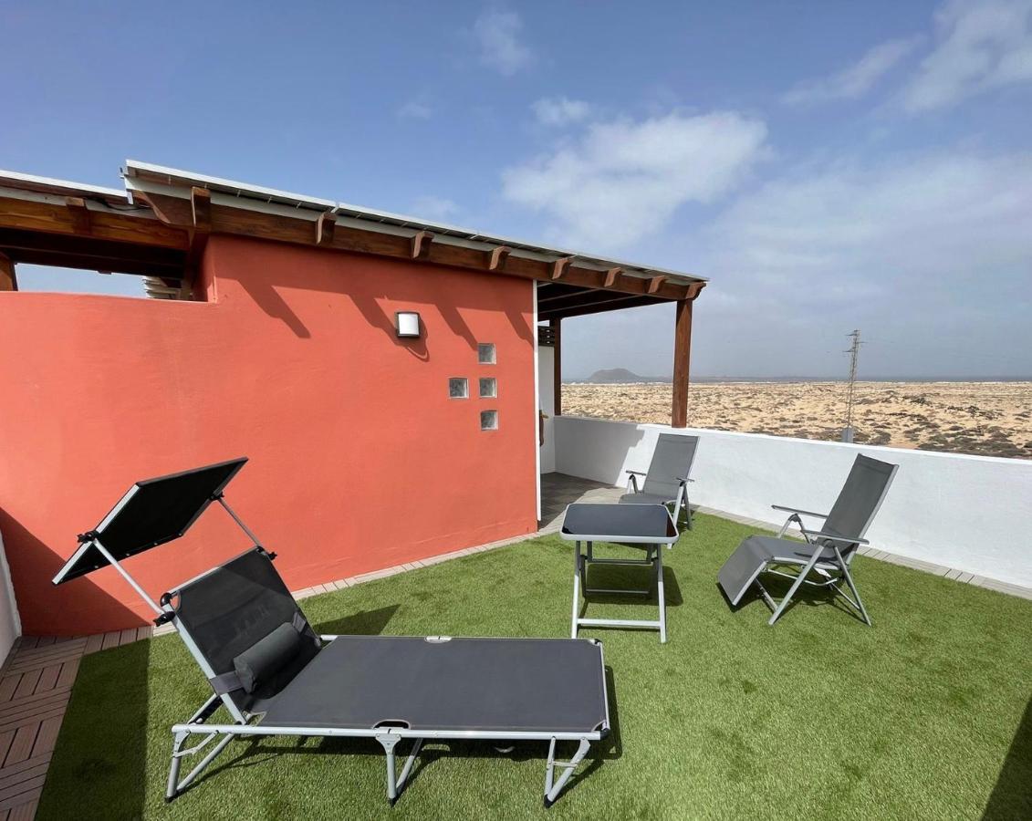 Villa Marie Agradable Y Tranquila Maison Con Piscina Corralejo Luaran gambar